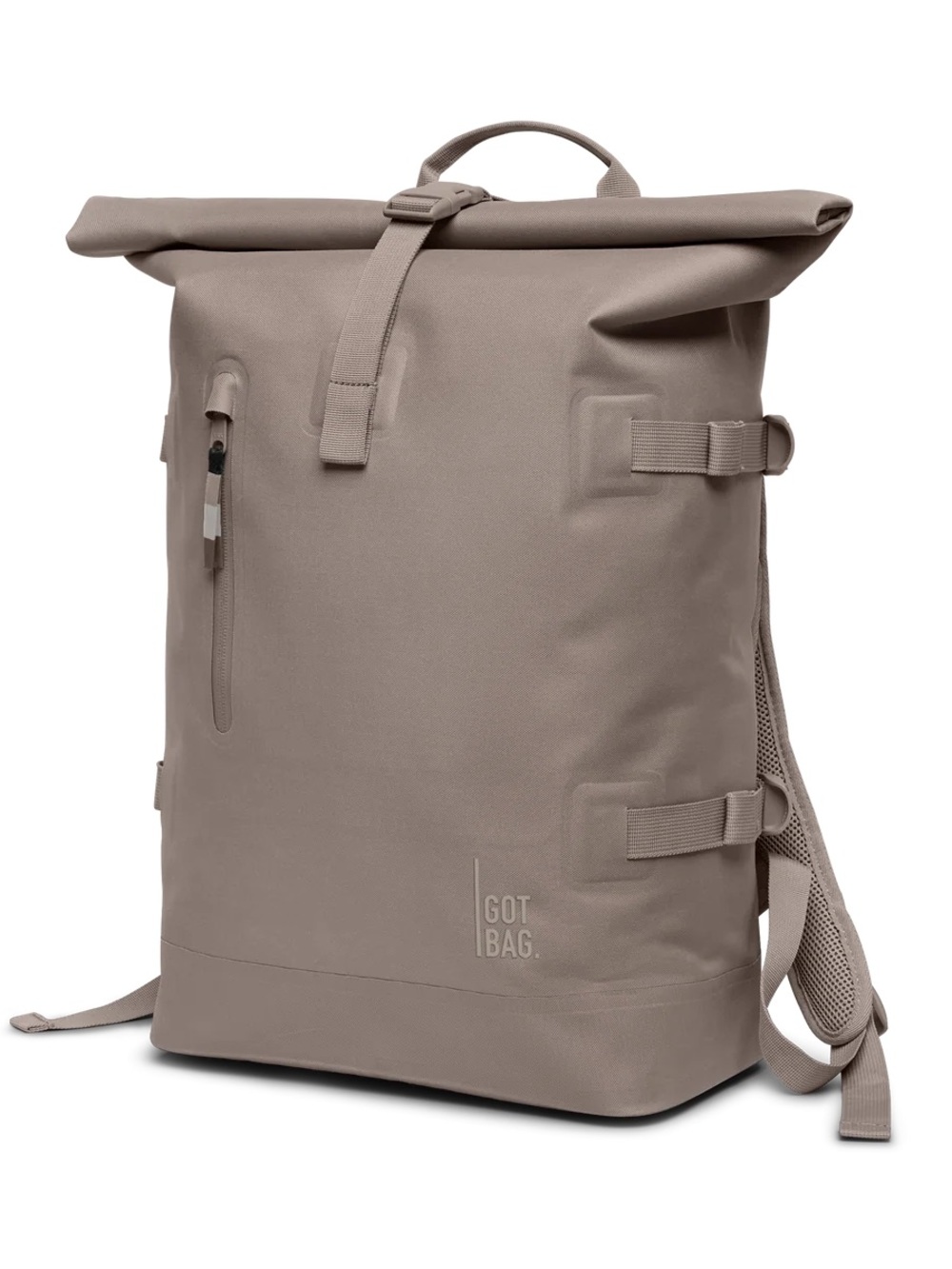 GOT BAG Taupe Roll-Top Backpack